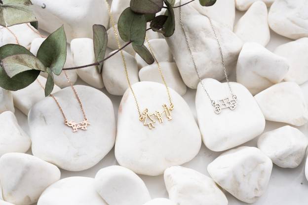 Christmas Gift Memorial Kids Drawing Necklace • Your Children's Actual Artwork Necklace