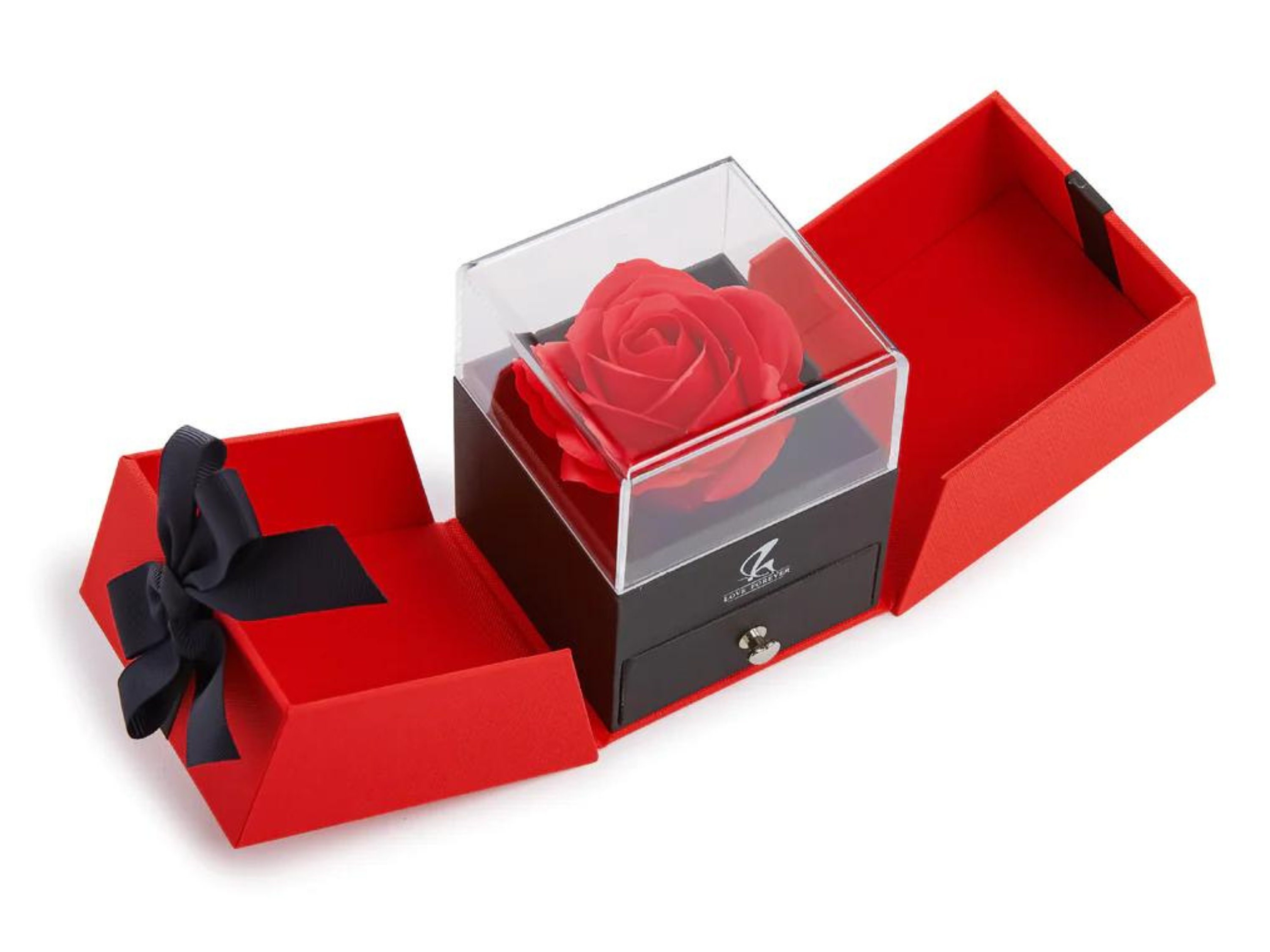 Floral jewelry gift box