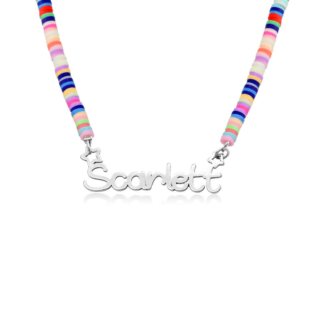 Christmas Gift Colorful Name Necklace for girls