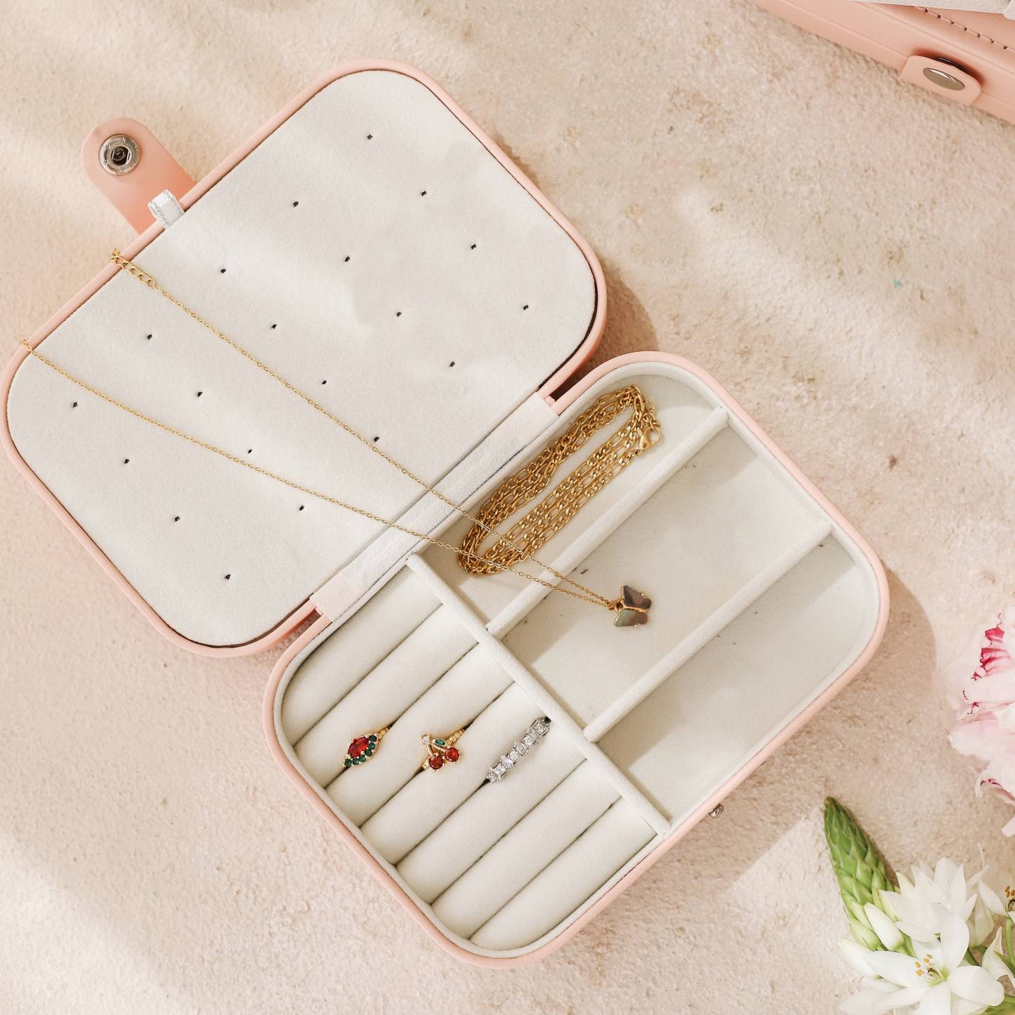Personalized Birth Flower Jewelry Box