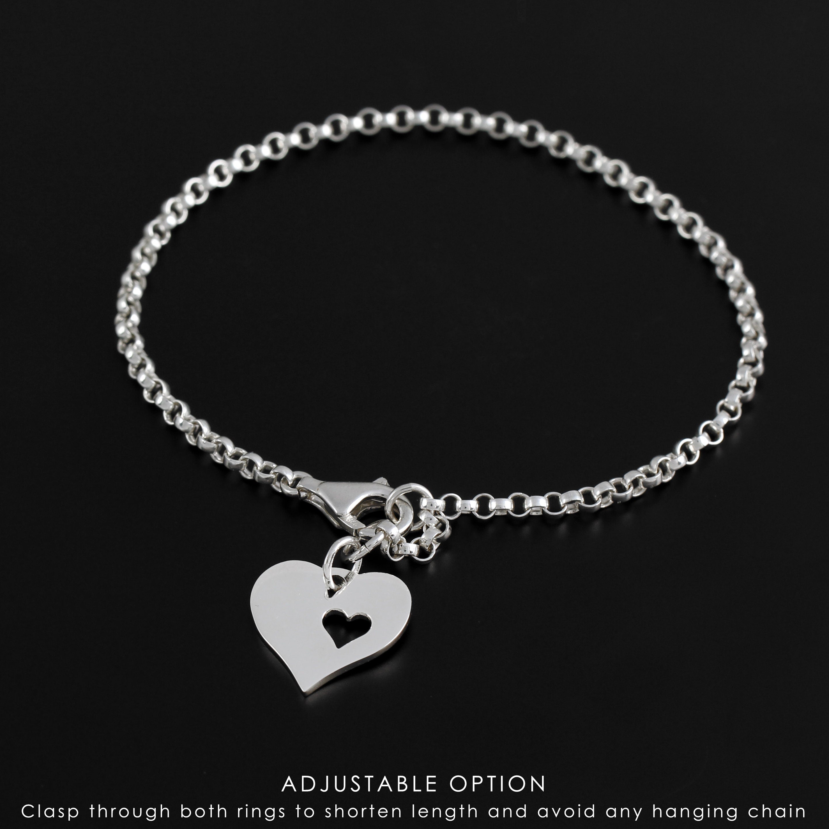Mother's Day Gift Handpicked Daughter Bracelet, Gift for Stepdaughter, Infinite Love-Engravingift
