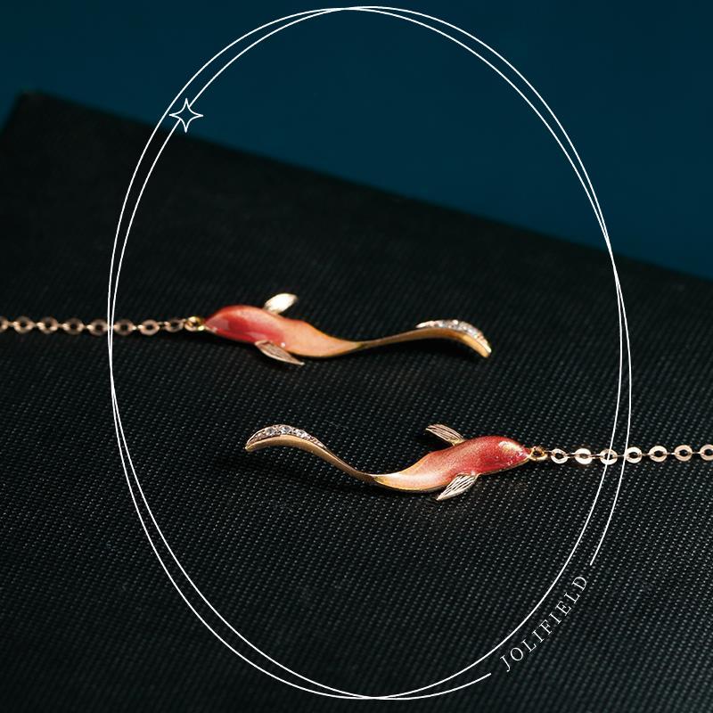 'Lucky Koi Fish' Earrings Myron Earring MelodyNecklace