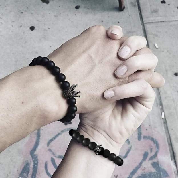 Christmas Gift King & Queen Couple Bracelets - I Love You