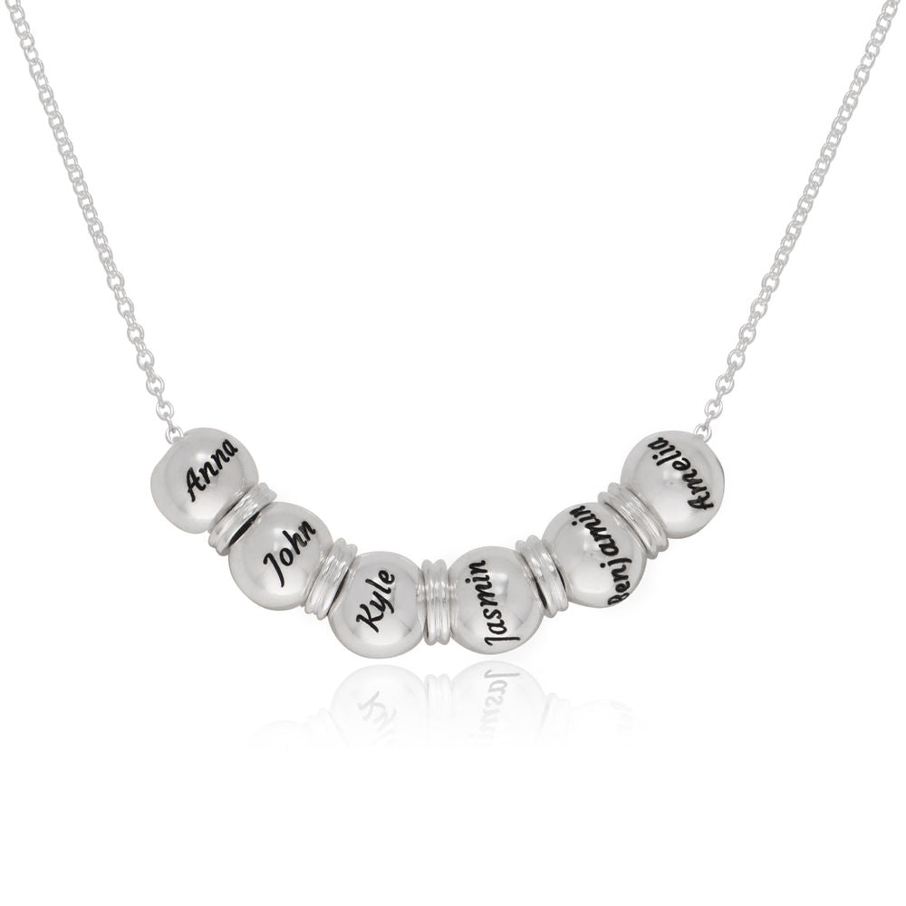 Christmas Gift Personalised Beads Balance Necklace