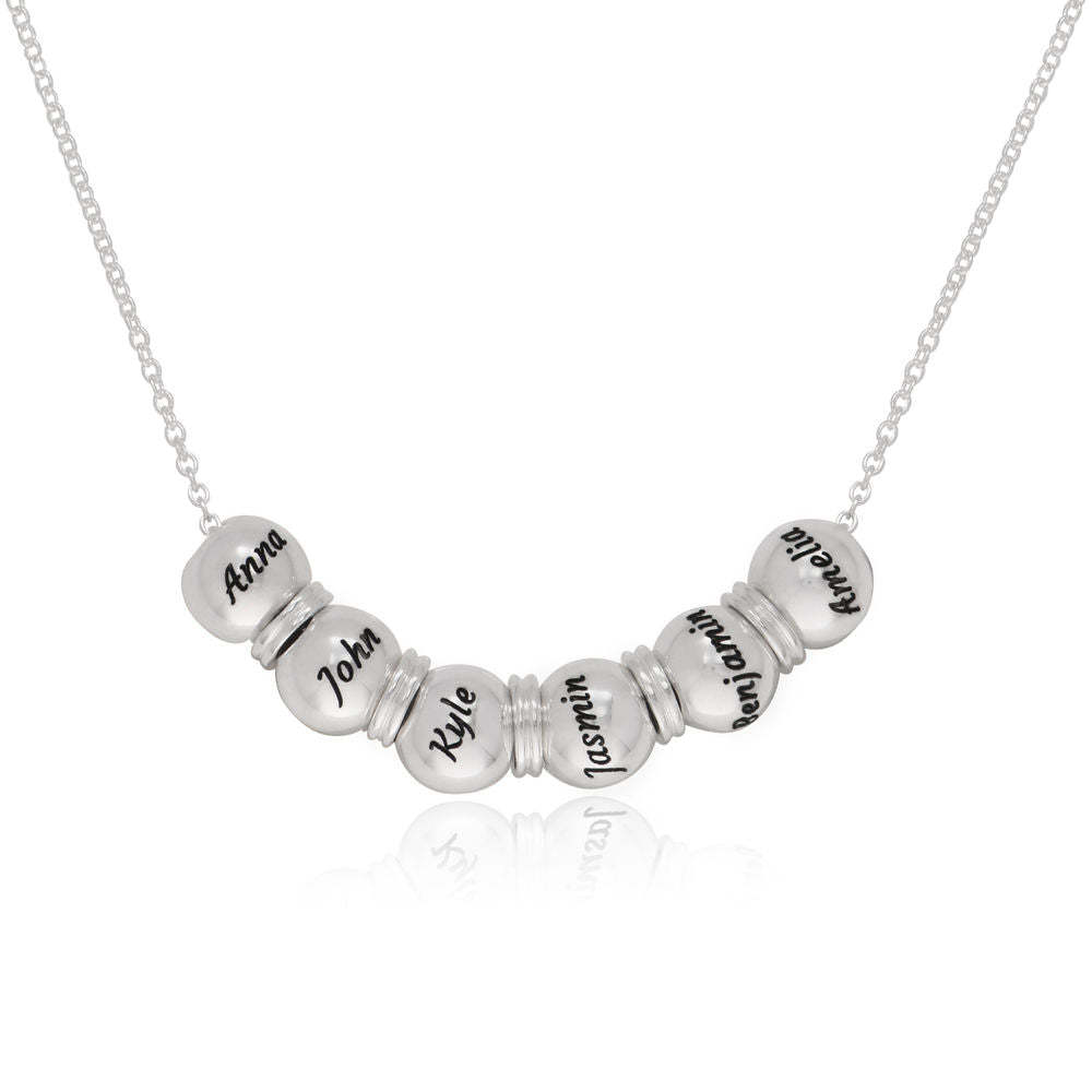 Christmas Gift Personalised Beads Balance Necklace