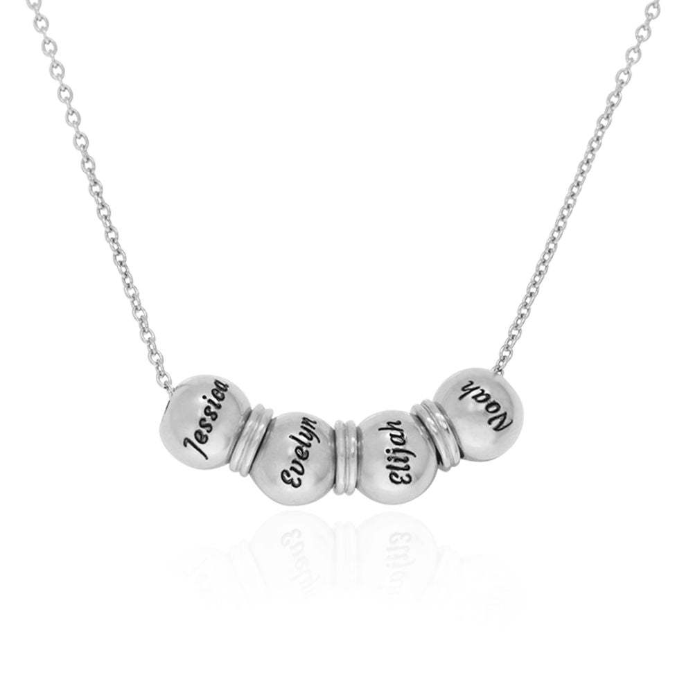 Christmas Gift Personalised Beads Balance Necklace