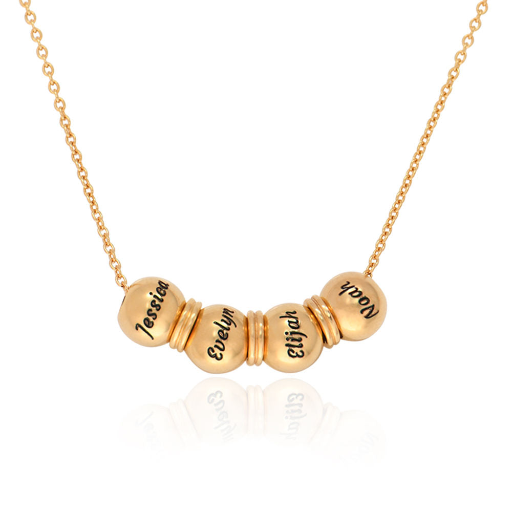 Christmas Gift Personalised Beads Balance Necklace