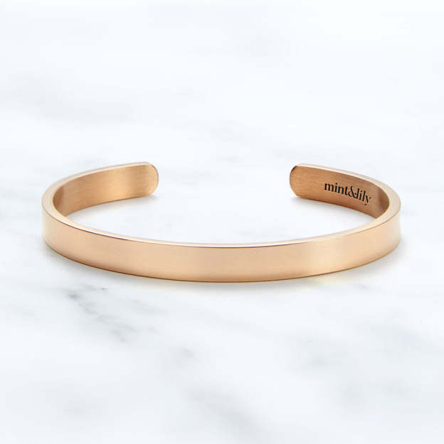 Father's Day Gift You Walk Beside Me Every Day Personalizable Cuff Bracelet-Engravingift
