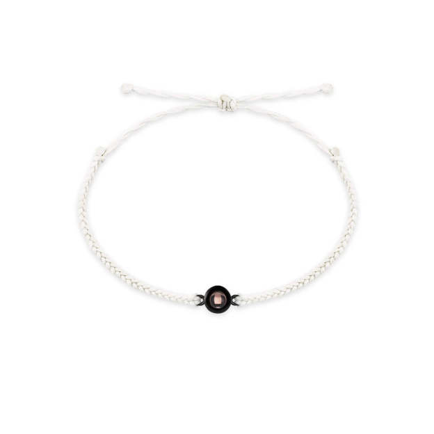 Personalized Circle Hidden Photo Projection Bracelet