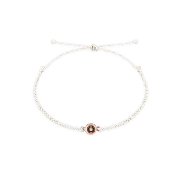 Personalized Circle Hidden Photo Projection Bracelet