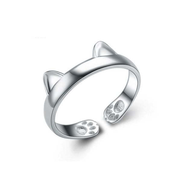 Mother's Day Gift Paws and Ears Cat Ring-Engravingift