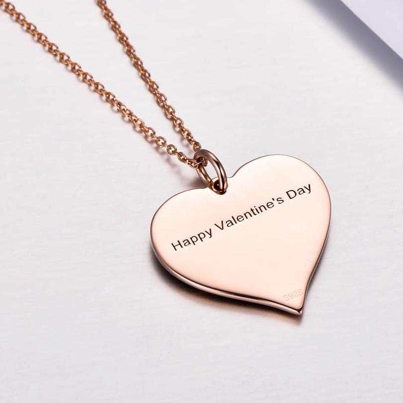 Personalized Heart Color Photo Necklace Necklace MelodyNecklace