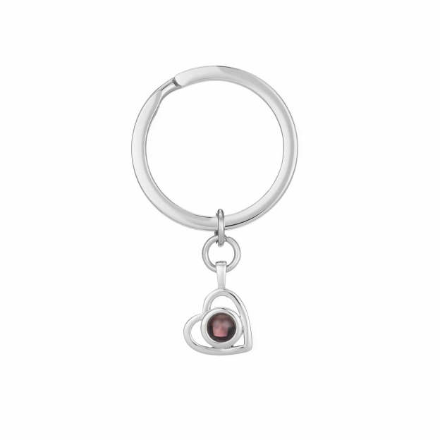 Personalized Heart Hidden Photo Inside Projection Necklace