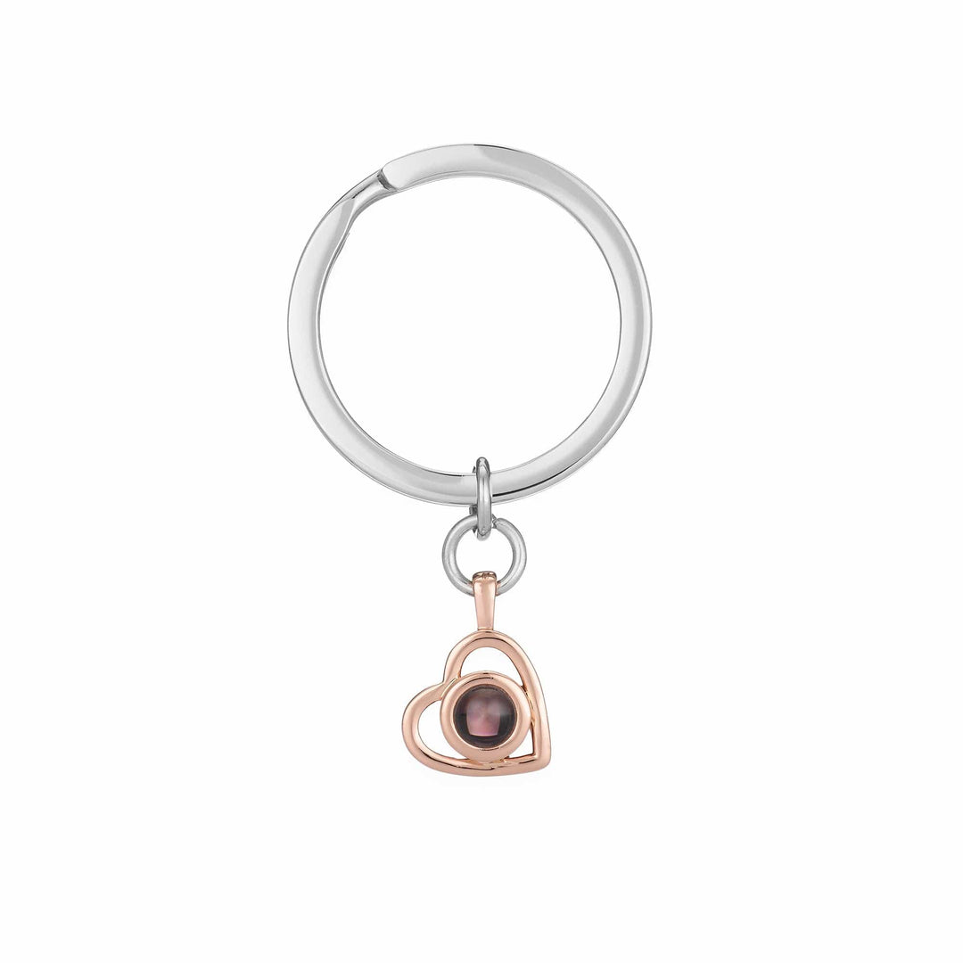Personalized Heart Hidden Photo Inside Projection Necklace