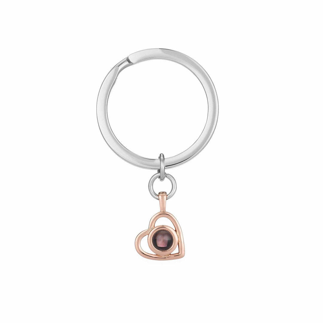 Personalized Heart Hidden Photo Inside Projection Necklace