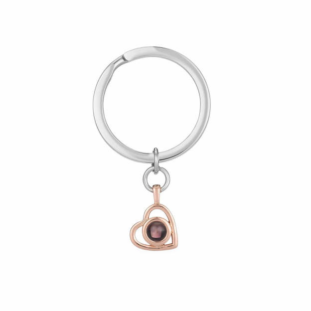 Personalized Heart Hidden Photo Inside Projection Necklace