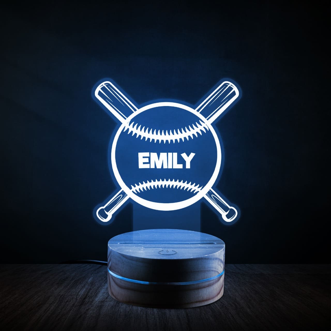 Personalized Sports Themed Night Light - Athlete's Gift Shop