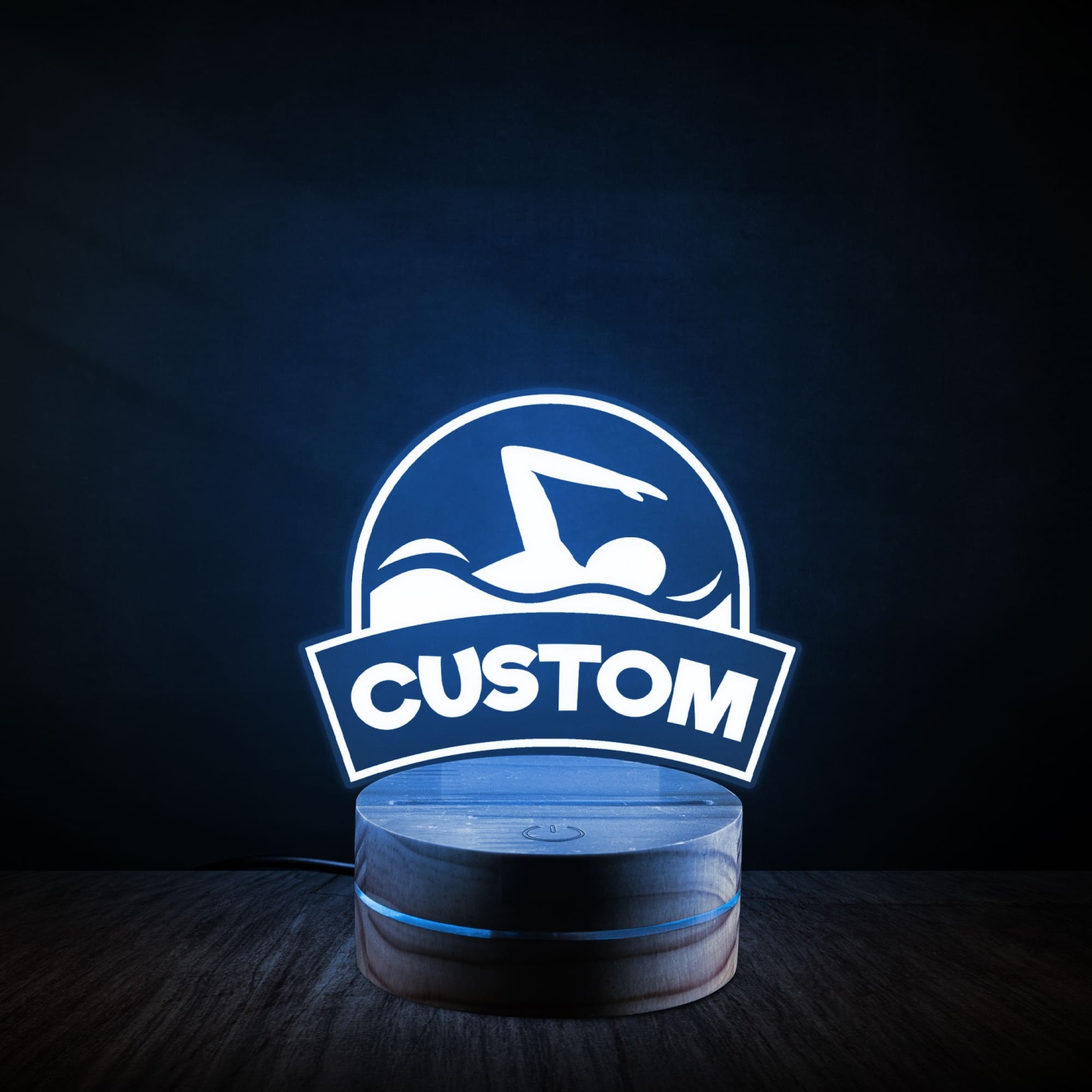 Personalized Sports Themed Night Light - Athlete's Gift Shop