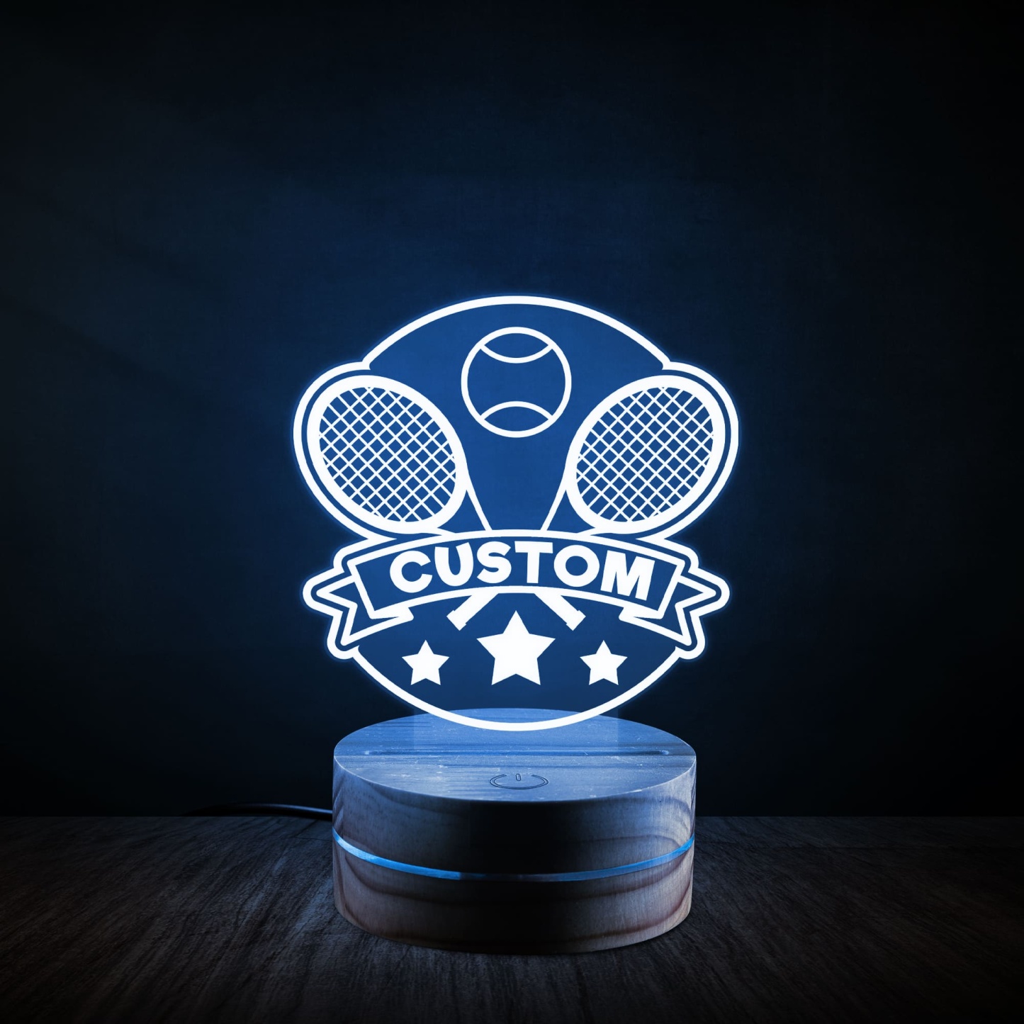 Personalized Sports Themed Night Light - Athlete's Gift Shop