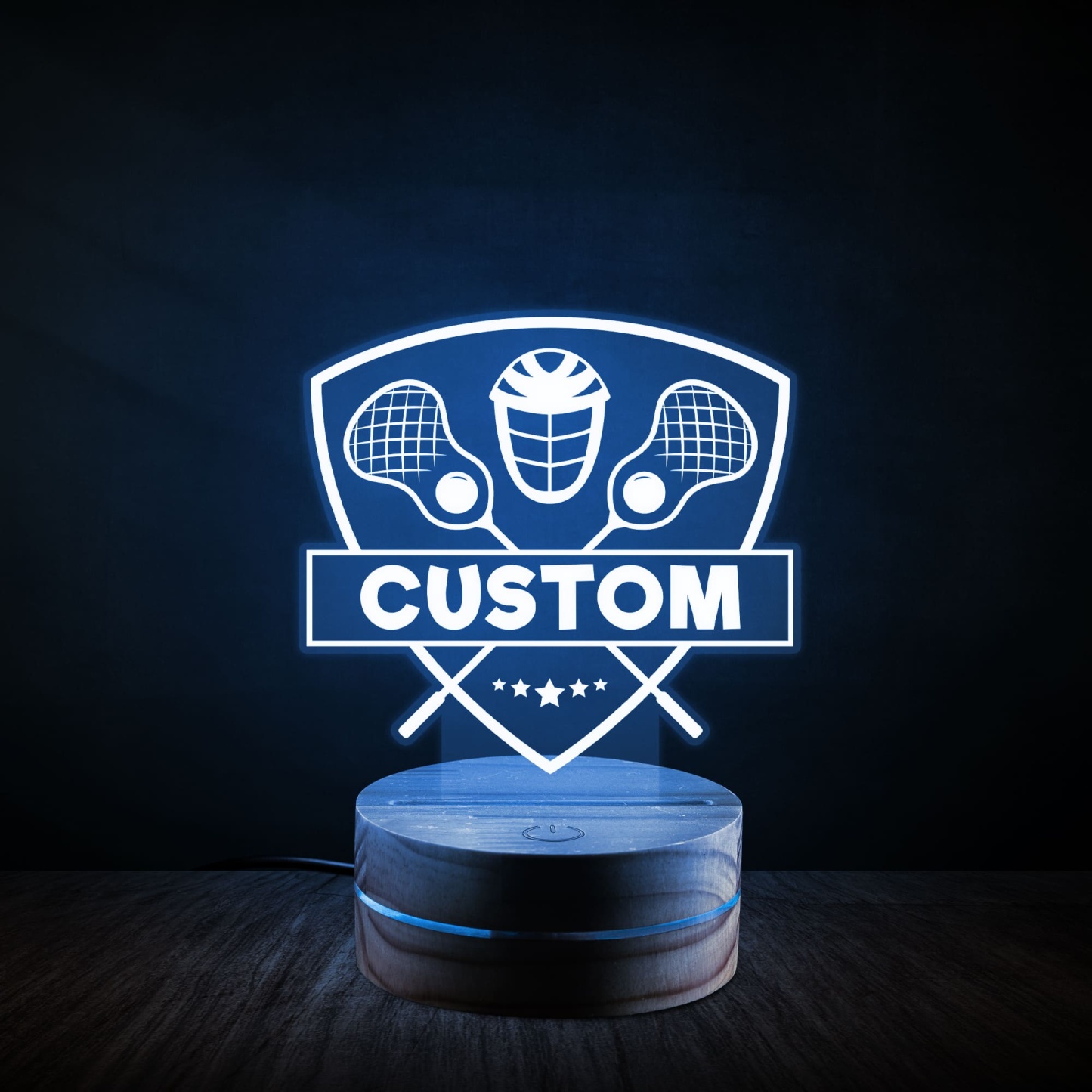 Personalized Sports Themed Night Light - Athlete's Gift Shop