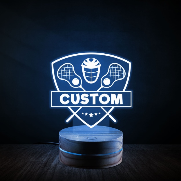 Personalized Sports Themed Night Light - Athlete's Gift Shop