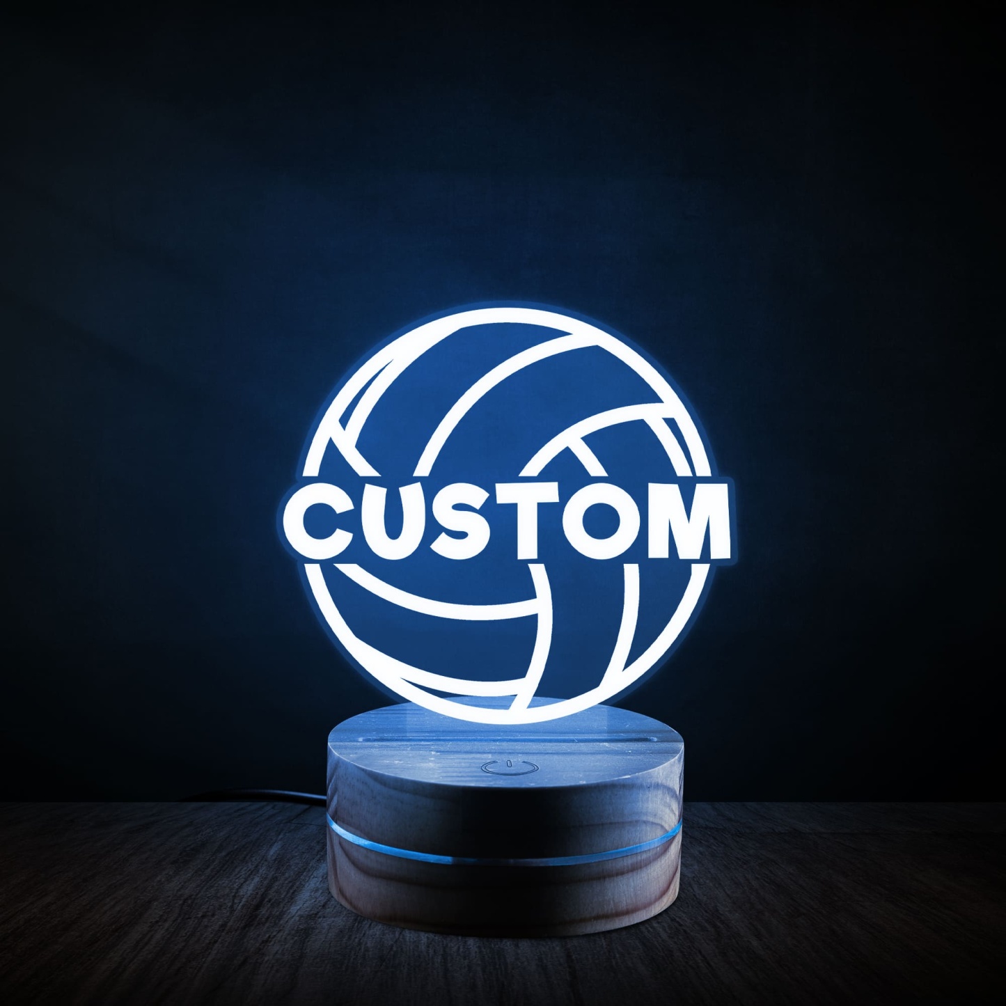 Personalized Sports Themed Night Light - Athlete's Gift Shop