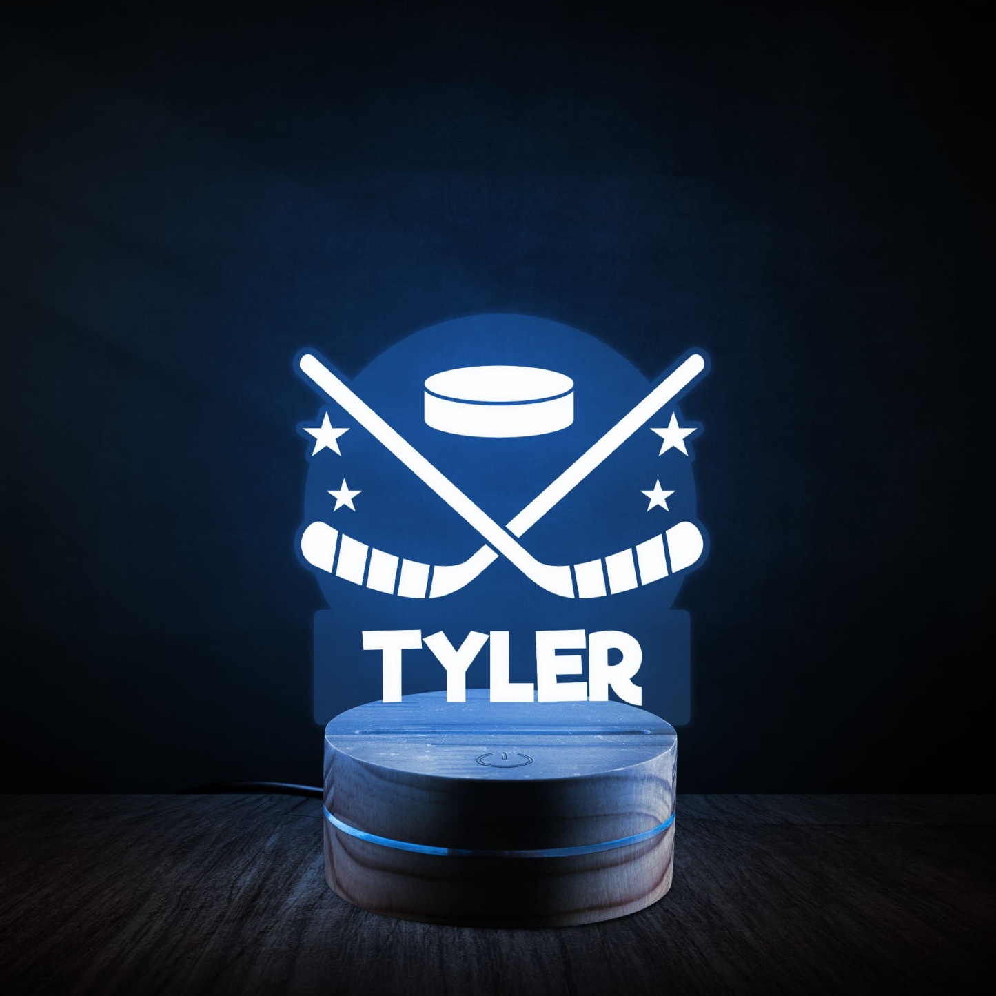 Personalized Sports Themed Night Light - Athlete's Gift Shop