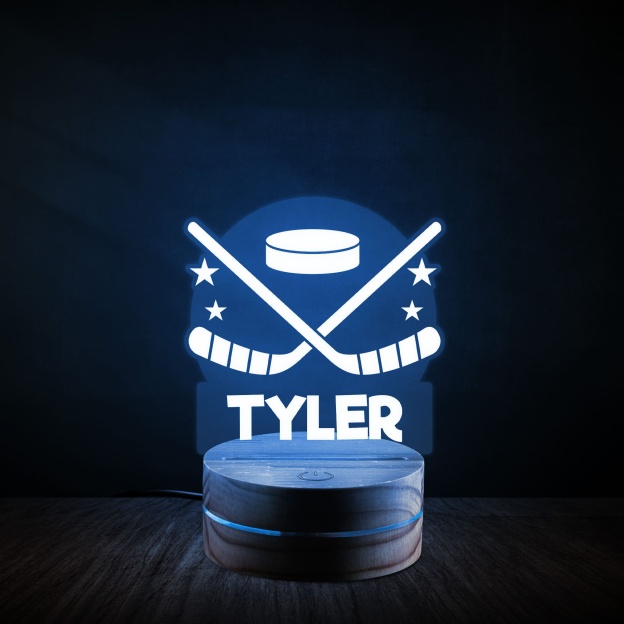 Personalized Sports Themed Night Light - Athlete's Gift Shop