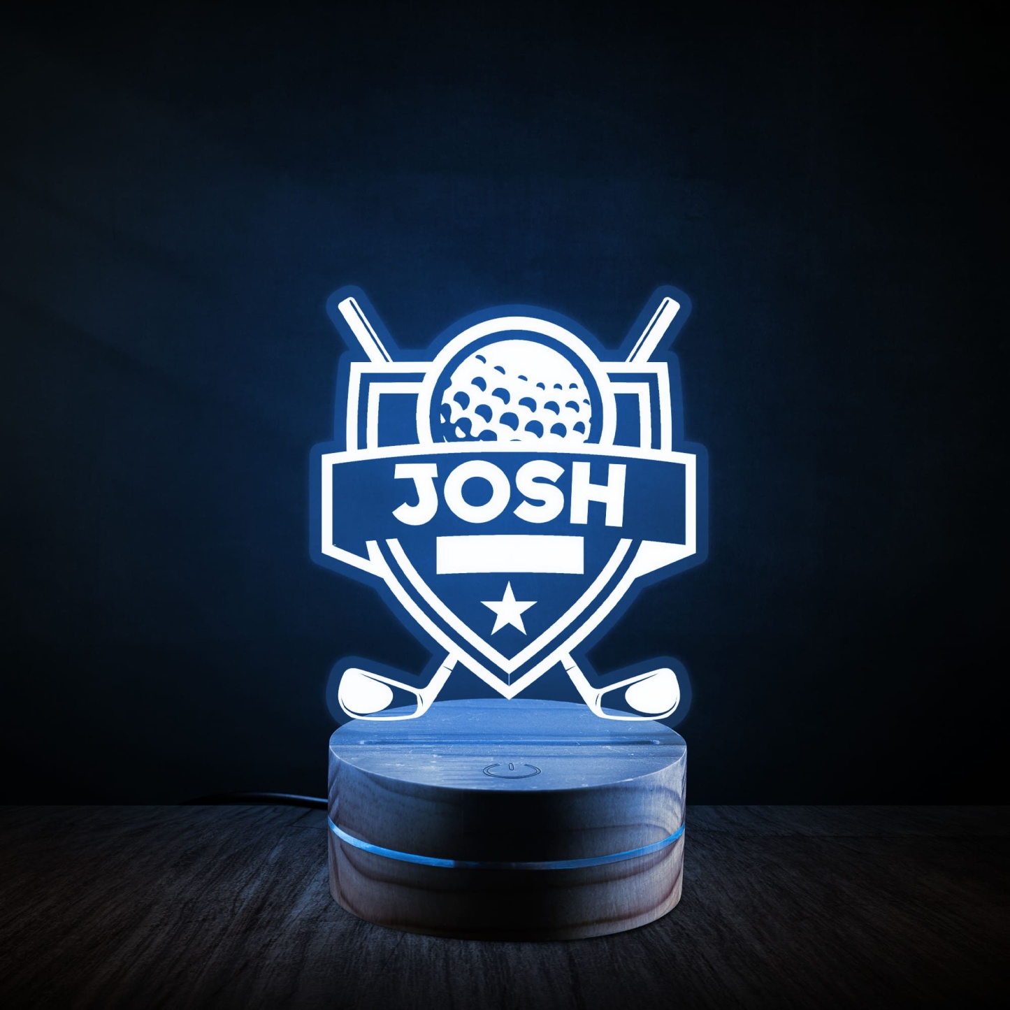 Personalized Sports Themed Night Light - Athlete's Gift Shop