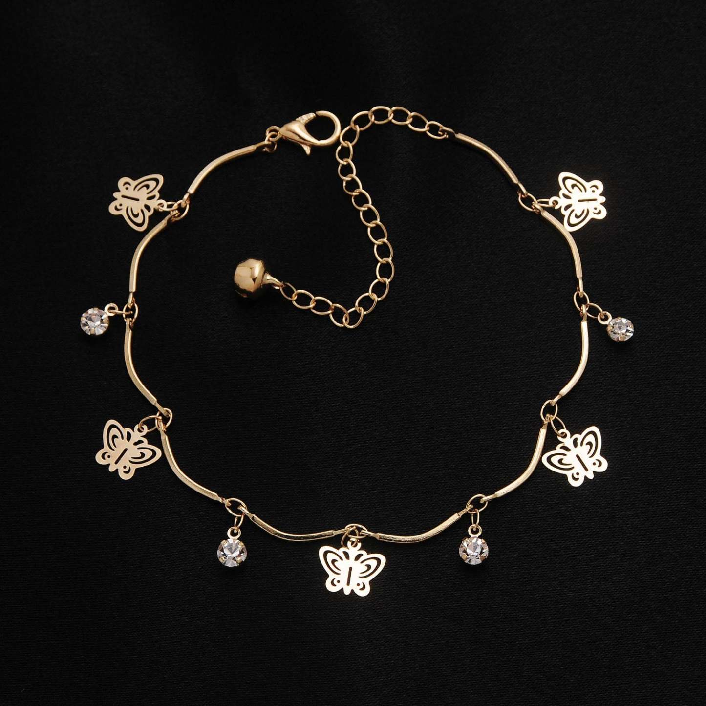 Mother's Day Gift Free shipping Chain Bracelet Gold Color Women Love Heart Link Bracelet Crystal Bracelets Bangles Valentine's Day Gift-Engravingift