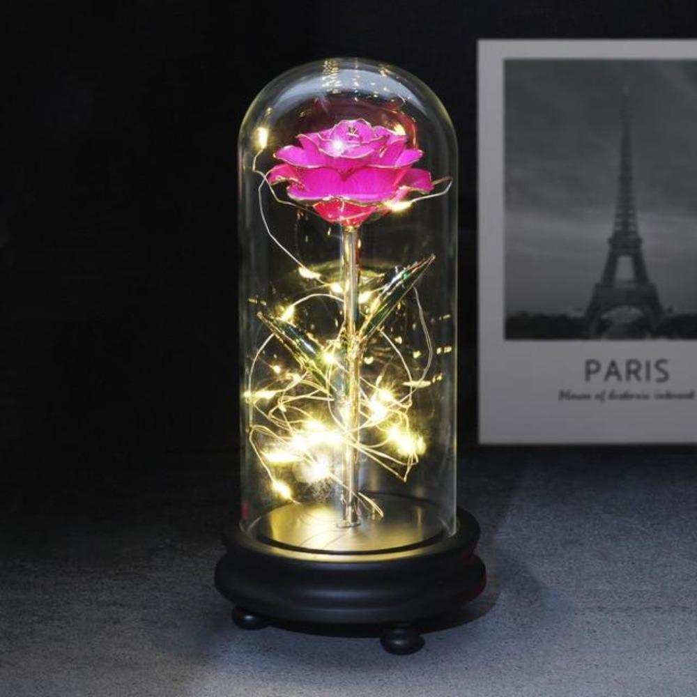 Christmas Gift Preserved 24k Gold Long Stem Immortal Rose (3 Styles) 20 Variants NEW Colors 2022