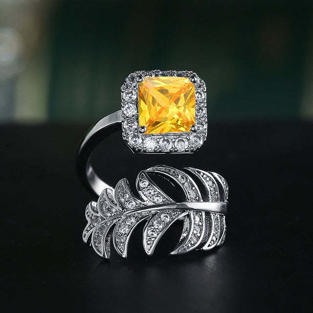 Mother's Day Gift New Fashion Morocco Design CZ Zirconia Crystal Open Rings For Women Kunckle Wedding Ring Jewelry Bijoux Birthday Gifts CRP2015-Engravingift