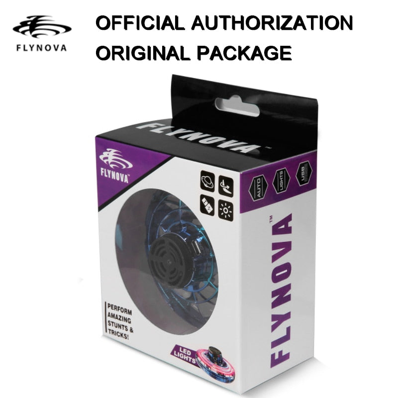 Christmas Gift 2023 FlyNova Flying Fidget Spinner Induction Drone UFO (3 colors)-Engravingift