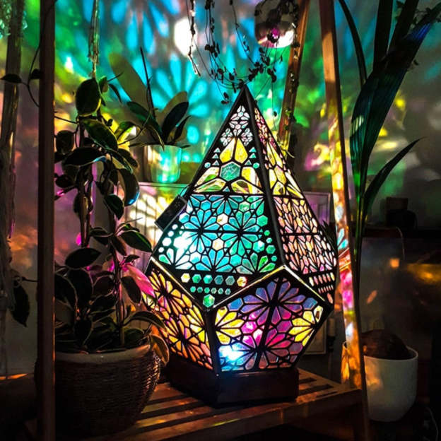 Christmas Gift Bohemian Projection Lamp Colorful Night Light