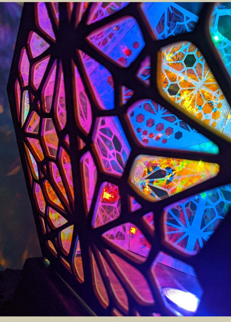 Christmas Gift Bohemian Projection Lamp Colorful Night Light
