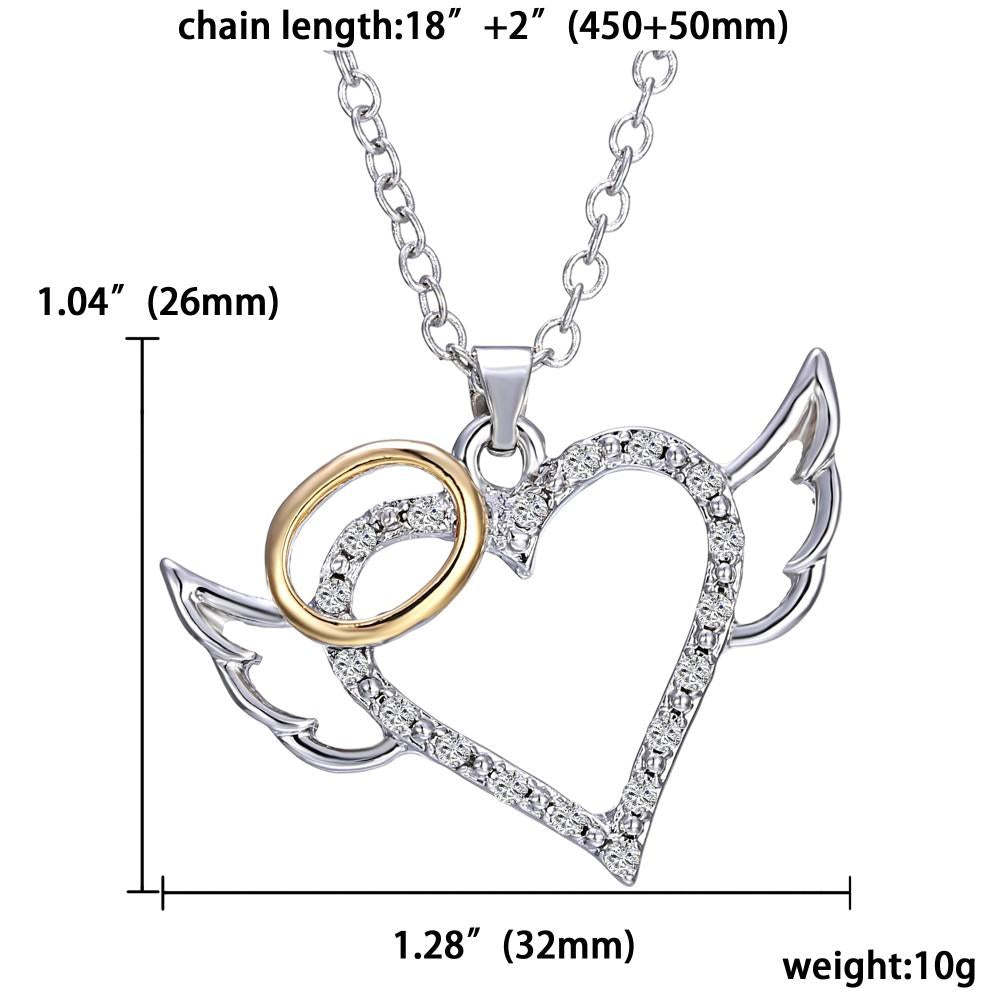 Nice Angel Heart Necklace