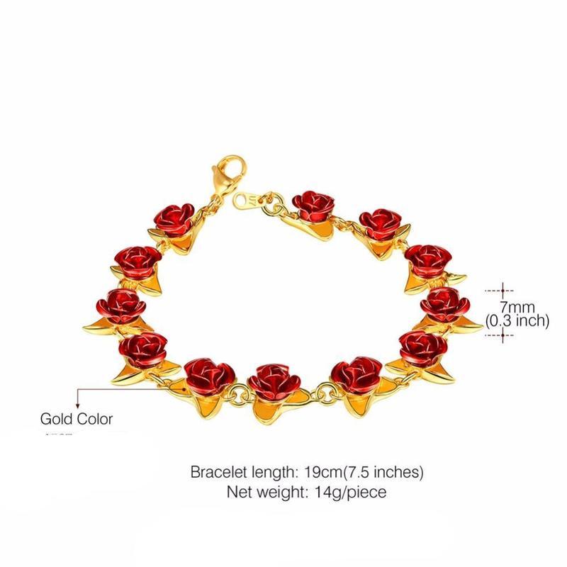 Mother's Day Gift A Dozen Roses Bracelet-Engravingift