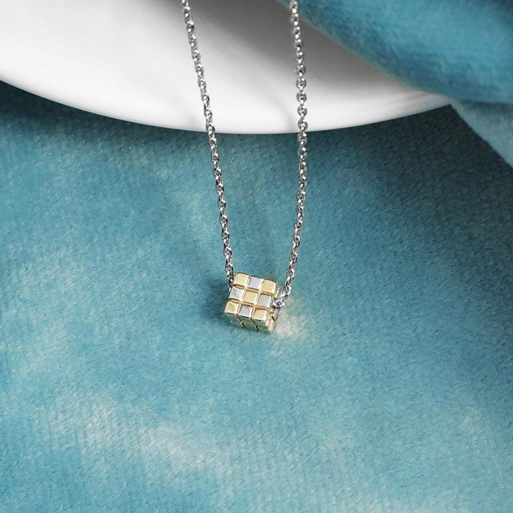Mother's Day Gift Three-dimensional Rubik's Cube Pendant-Engravingift