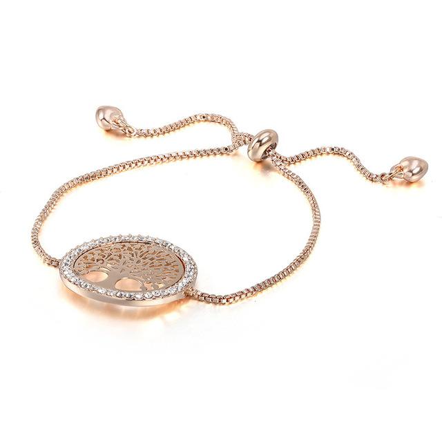 Mother's Day Gift Tree of Life Adjustable Bracelet-Engravingift