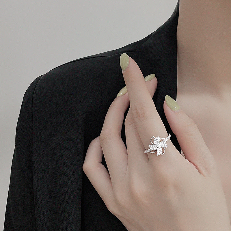 Mother's Day Gift Adjustable Windmill Spinning Fidget Ring-Engravingift