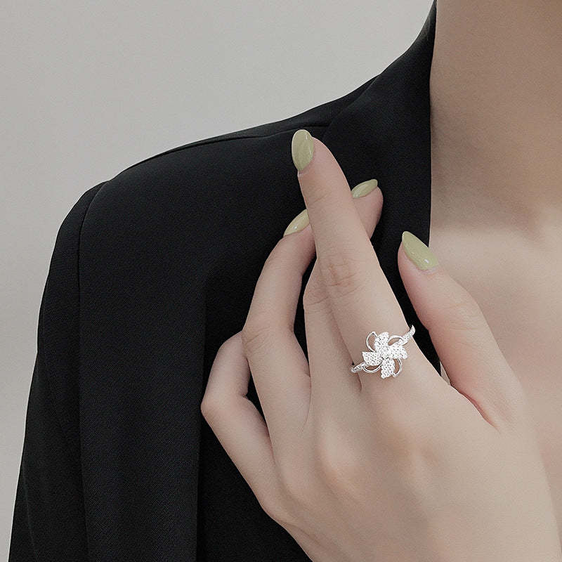 Mother's Day Gift Adjustable Windmill Spinning Fidget Ring-Engravingift
