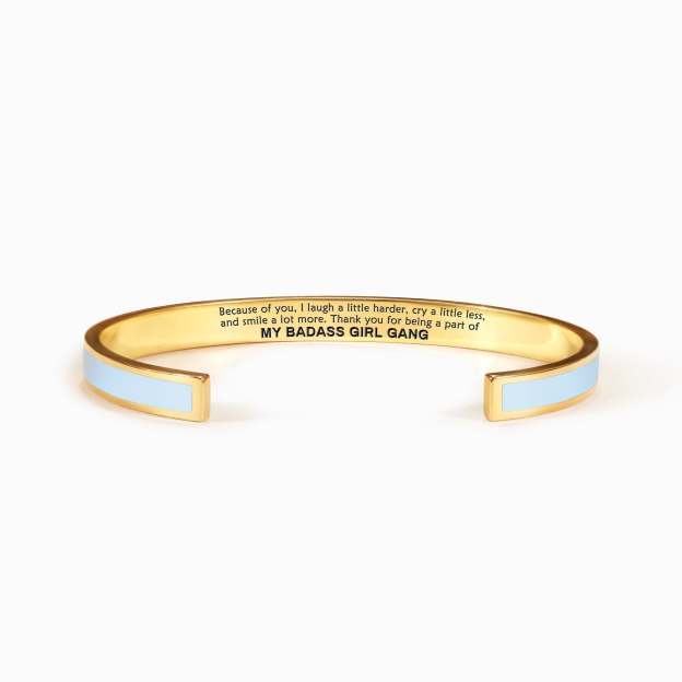 Mother's Day Gift Bff Bracelet Best Friend Bracelets For 2 Bestie Bracelet-My Badass Girl Gang-Engravingift