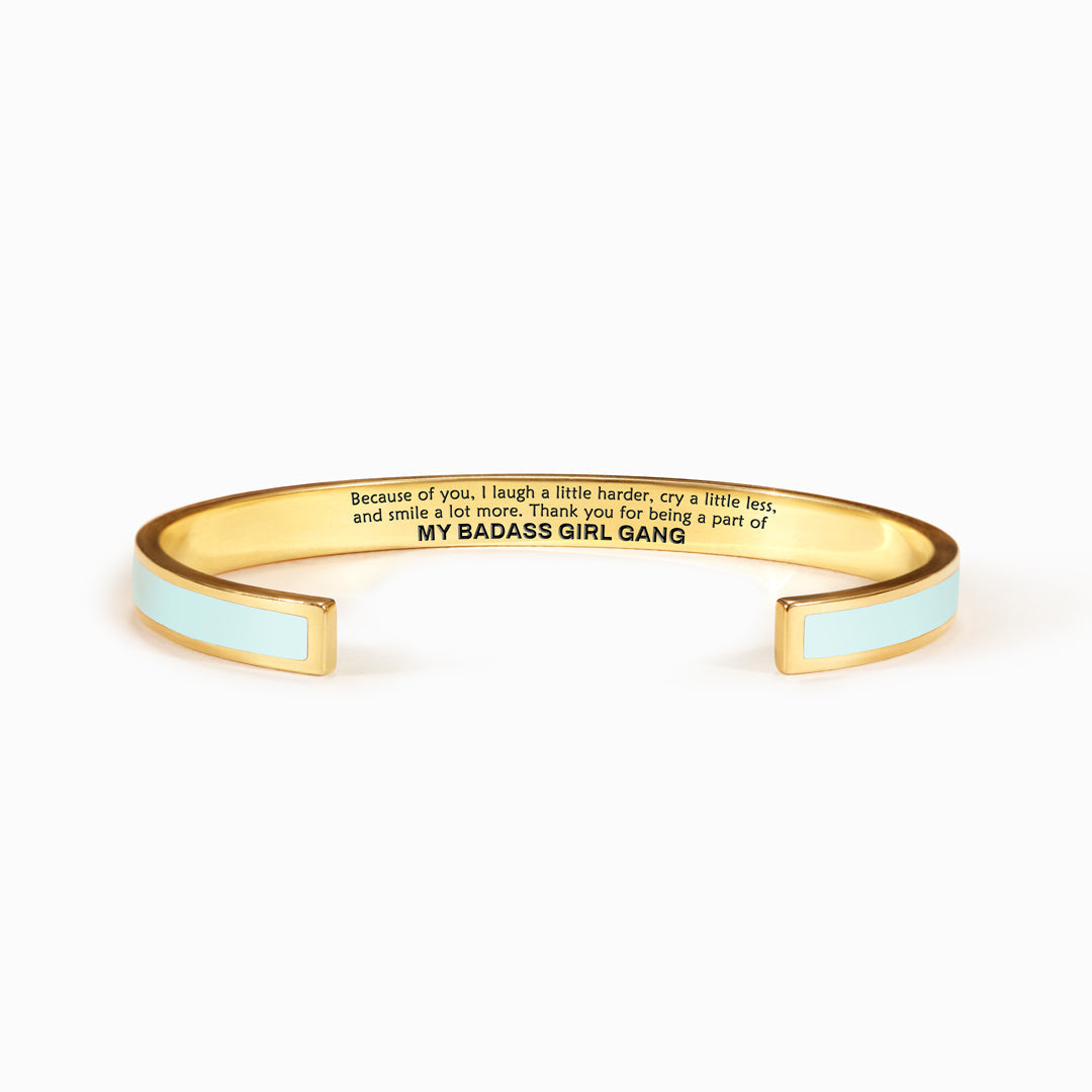 Mother's Day Gift Bff Bracelet Best Friend Bracelets For 2 Bestie Bracelet-My Badass Girl Gang-Engravingift