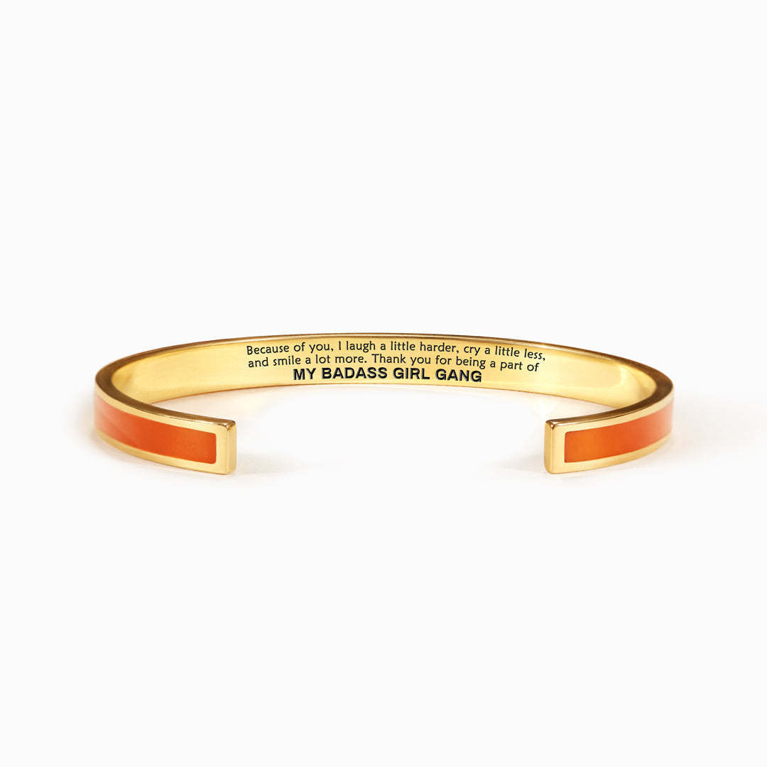 Mother's Day Gift Bff Bracelet Best Friend Bracelets For 2 Bestie Bracelet-My Badass Girl Gang-Engravingift