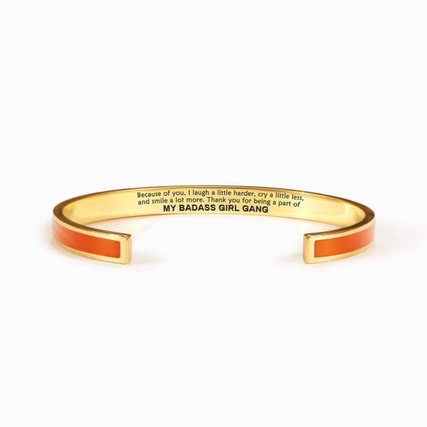 Mother's Day Gift Bff Bracelet Best Friend Bracelets For 2 Bestie Bracelet-My Badass Girl Gang-Engravingift