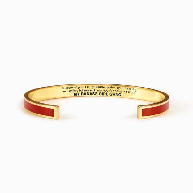 Mother's Day Gift Bff Bracelet Best Friend Bracelets For 2 Bestie Bracelet-My Badass Girl Gang-Engravingift