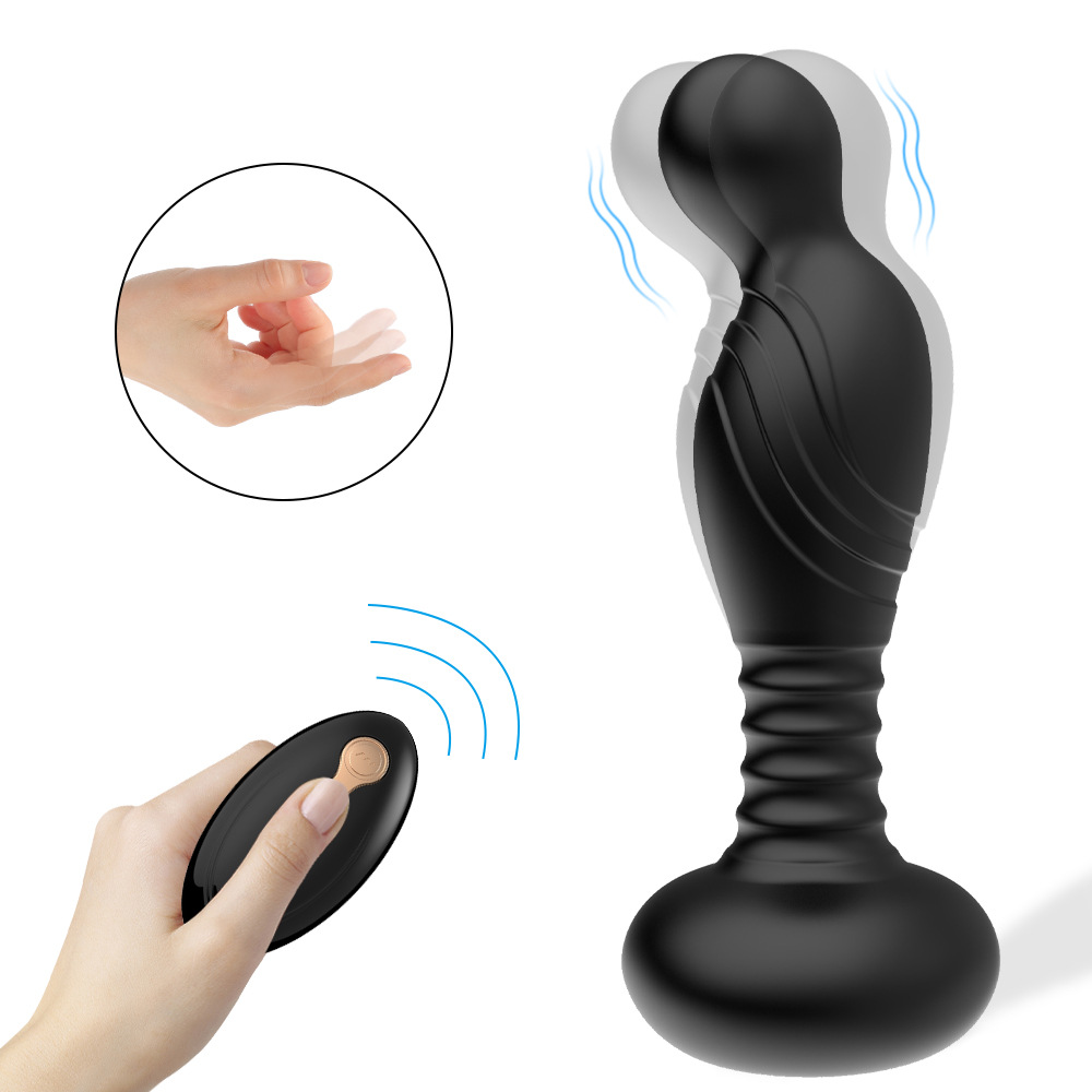 Wireless Remote Control Anal Plug Vibrator - 10 Frequency Modes, Waterproof, Portable Charging