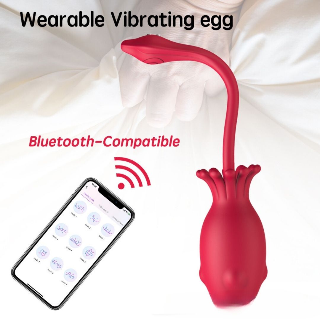 APP Controlled Rotating Vibrating Octopus