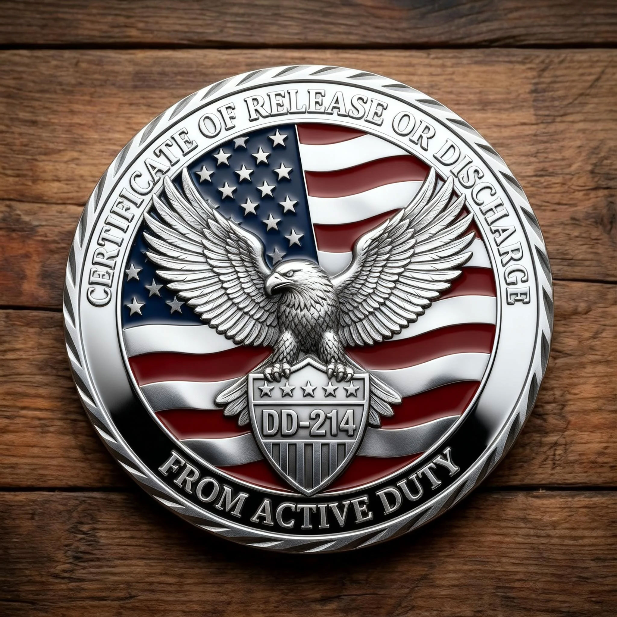 DD-214 Veteran Edition Commemorative Coin