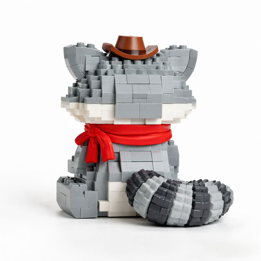 Emotional Support Raccoon Brick Buddy